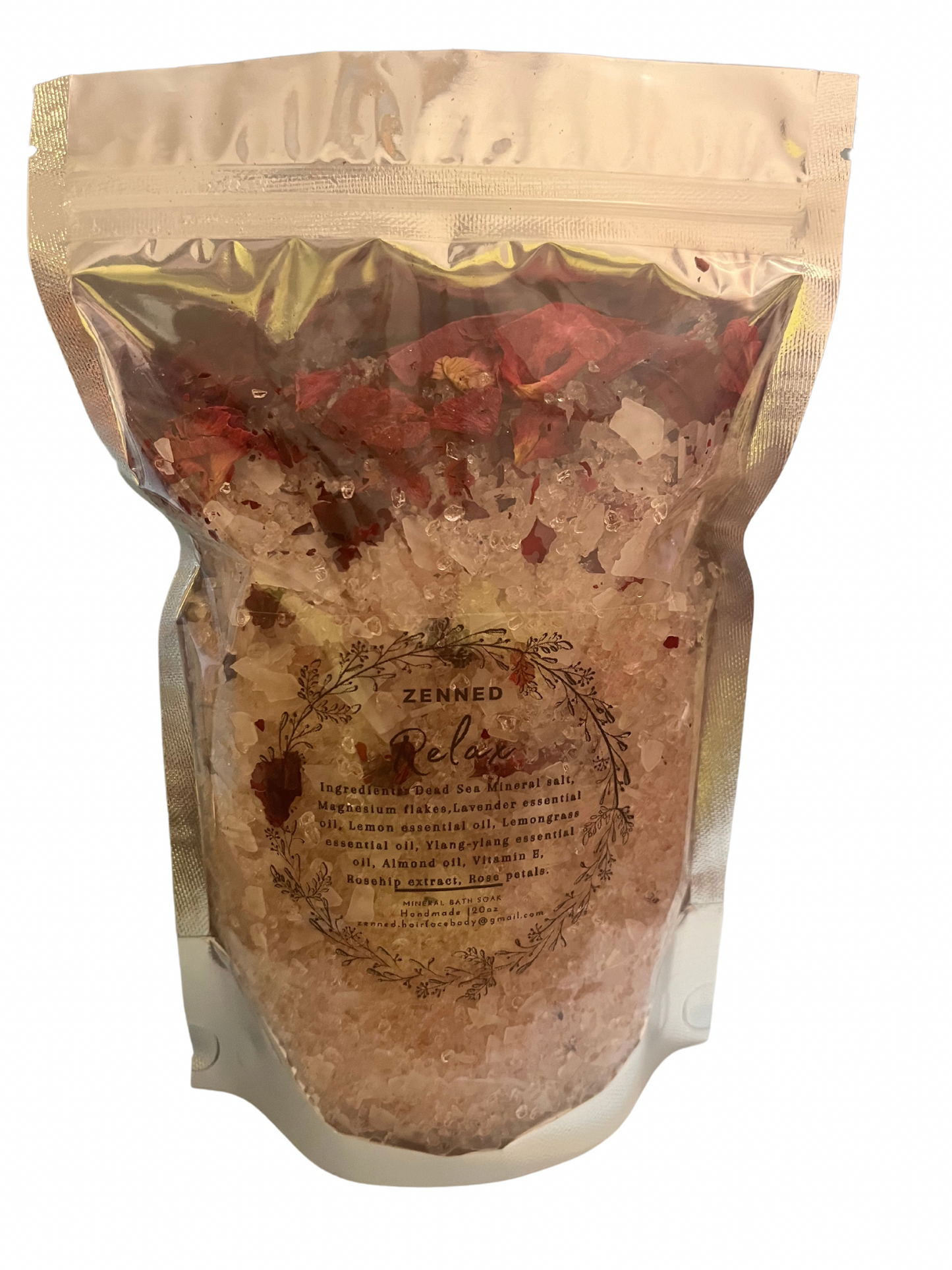 Mineral Bath Soak with Magnesium Flakes