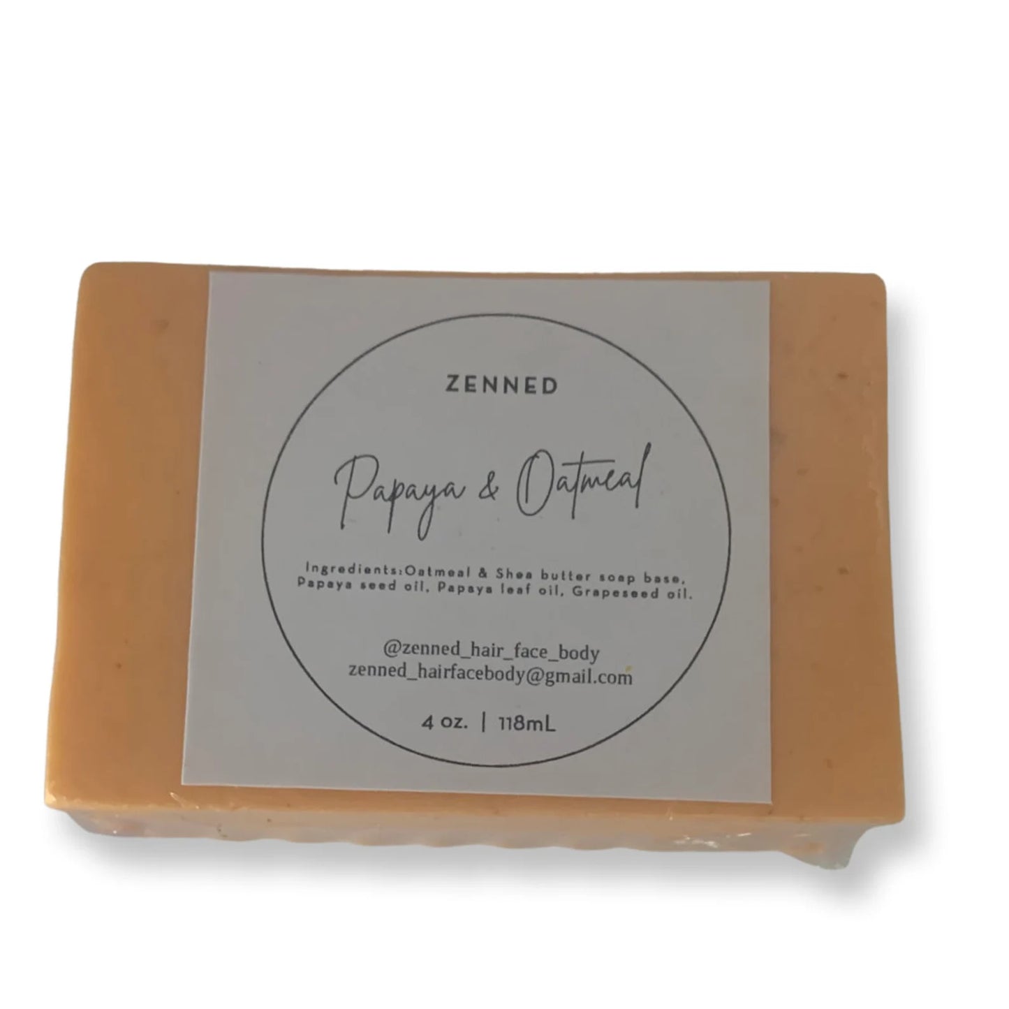 Papaya & Oatmeal Brightening Soap